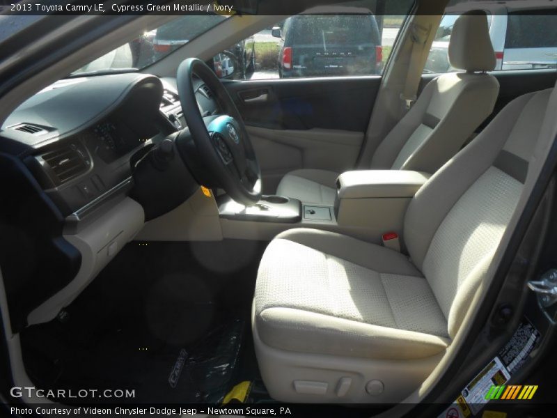 Cypress Green Metallic / Ivory 2013 Toyota Camry LE