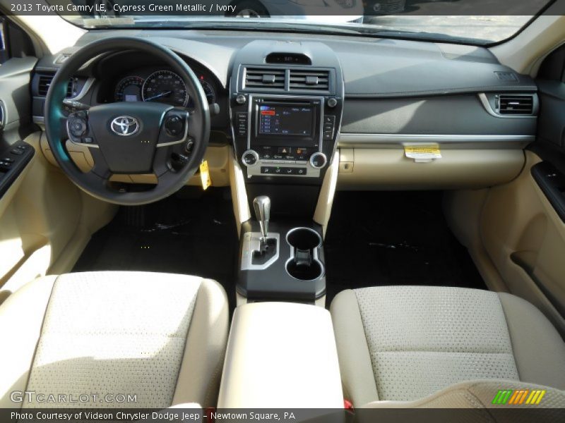 Cypress Green Metallic / Ivory 2013 Toyota Camry LE