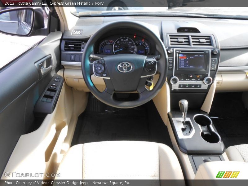 Cypress Green Metallic / Ivory 2013 Toyota Camry LE