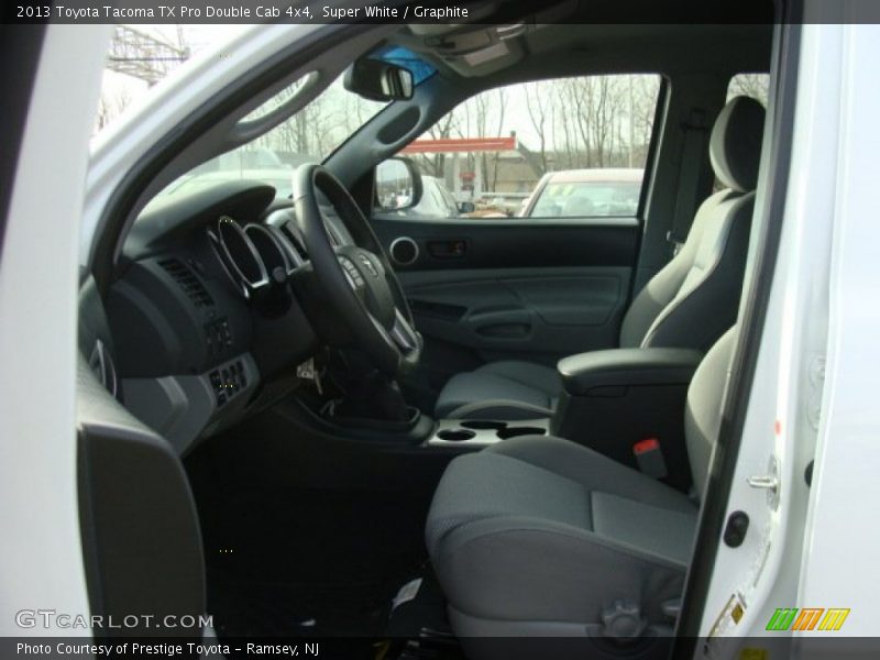 Super White / Graphite 2013 Toyota Tacoma TX Pro Double Cab 4x4