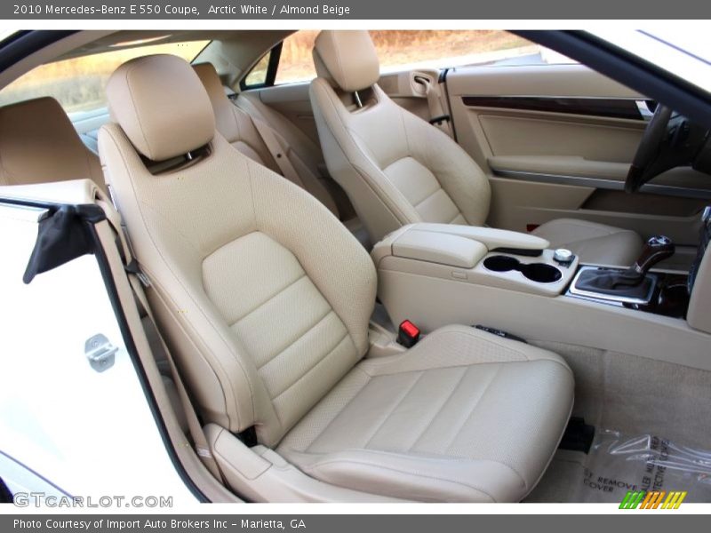 Arctic White / Almond Beige 2010 Mercedes-Benz E 550 Coupe