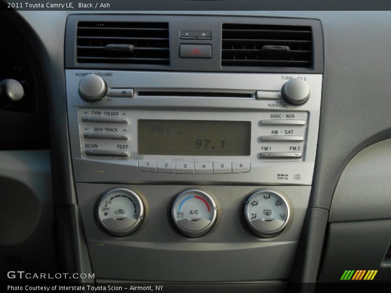 Black / Ash 2011 Toyota Camry LE