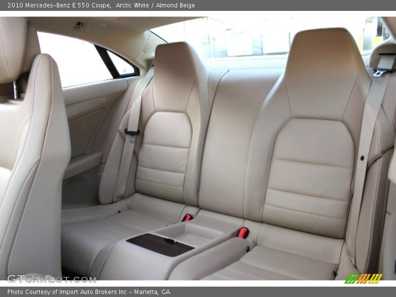 Arctic White / Almond Beige 2010 Mercedes-Benz E 550 Coupe