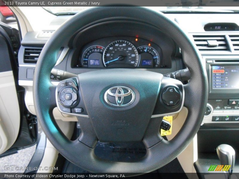 Cypress Green Metallic / Ivory 2013 Toyota Camry LE