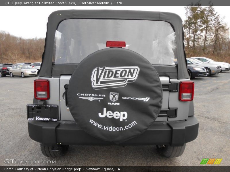 Billet Silver Metallic / Black 2013 Jeep Wrangler Unlimited Sport S 4x4