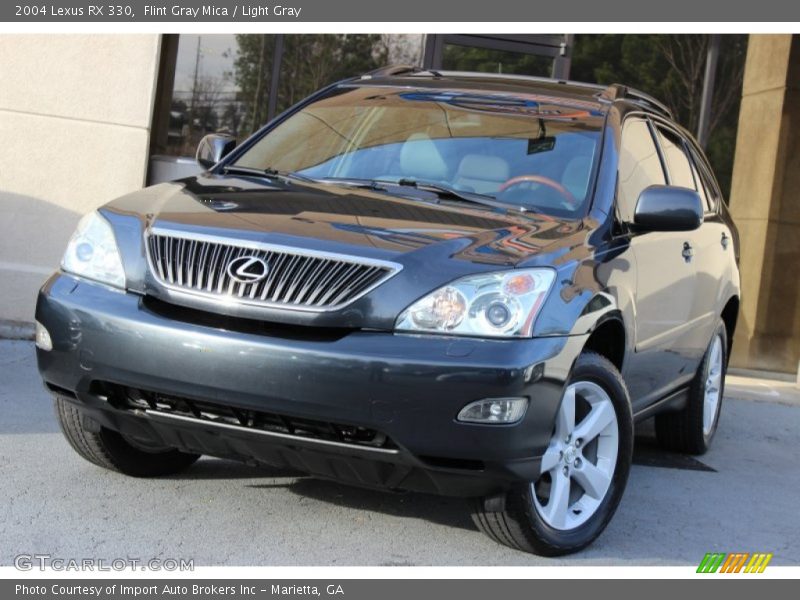 Flint Gray Mica / Light Gray 2004 Lexus RX 330