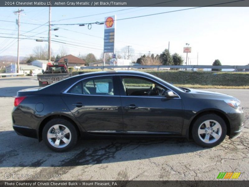 Ashen Gray Metallic / Jet Black/Titanium 2014 Chevrolet Malibu LS