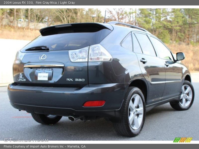 Flint Gray Mica / Light Gray 2004 Lexus RX 330