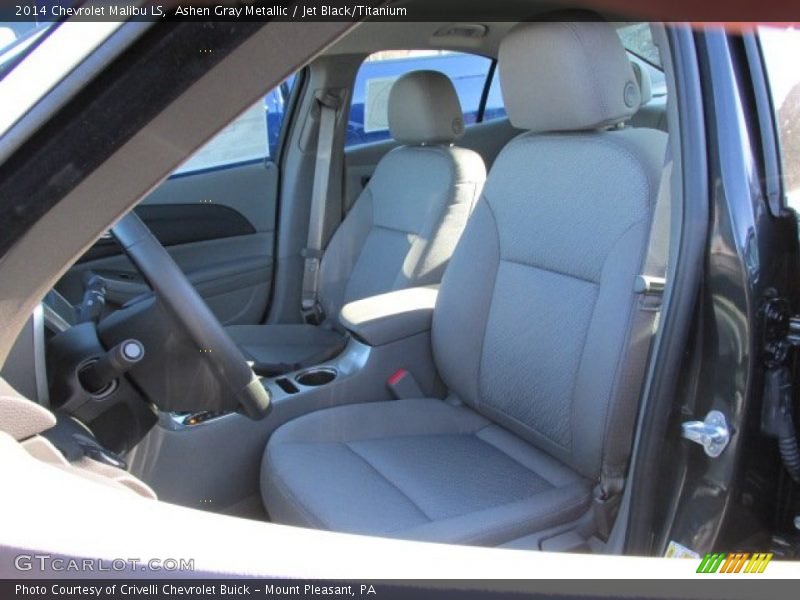 Ashen Gray Metallic / Jet Black/Titanium 2014 Chevrolet Malibu LS