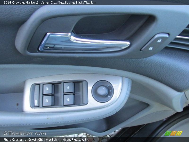 Ashen Gray Metallic / Jet Black/Titanium 2014 Chevrolet Malibu LS