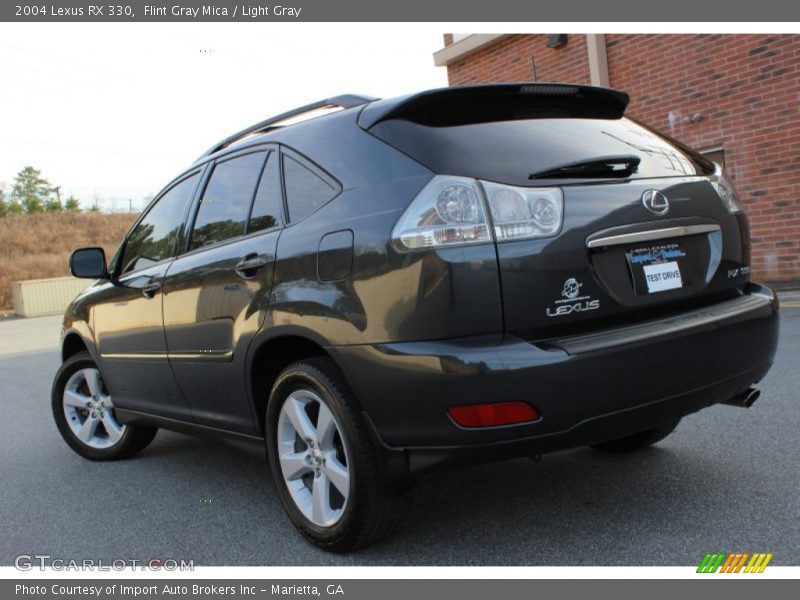 Flint Gray Mica / Light Gray 2004 Lexus RX 330