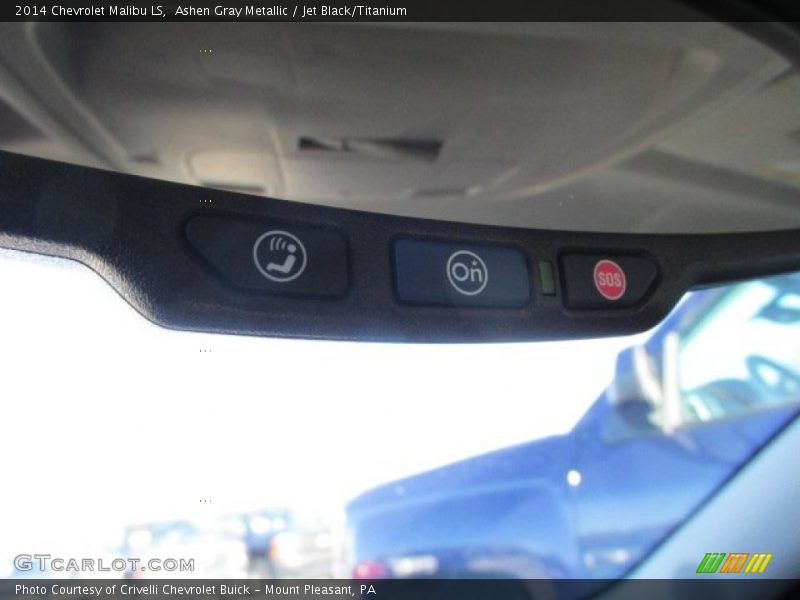 Ashen Gray Metallic / Jet Black/Titanium 2014 Chevrolet Malibu LS