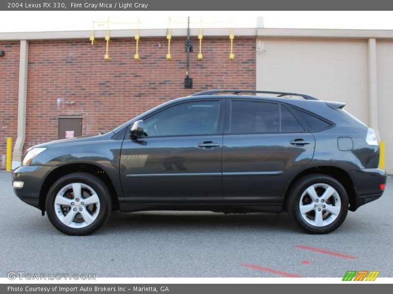 Flint Gray Mica / Light Gray 2004 Lexus RX 330