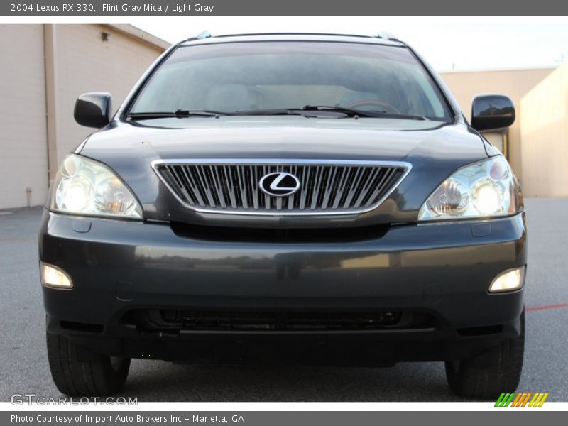 Flint Gray Mica / Light Gray 2004 Lexus RX 330