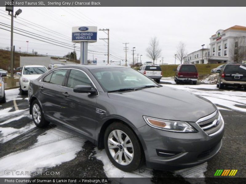 Sterling Grey / Charcoal Black 2012 Ford Taurus SEL