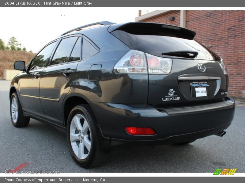 Flint Gray Mica / Light Gray 2004 Lexus RX 330