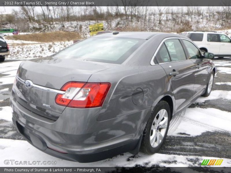 Sterling Grey / Charcoal Black 2012 Ford Taurus SEL