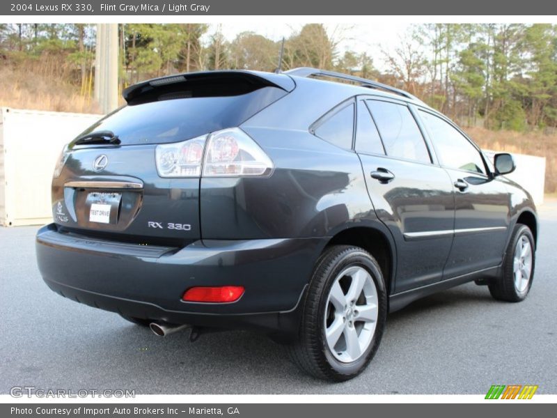 Flint Gray Mica / Light Gray 2004 Lexus RX 330