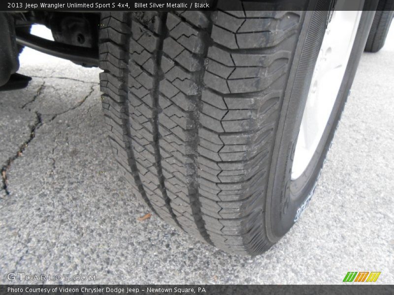 Billet Silver Metallic / Black 2013 Jeep Wrangler Unlimited Sport S 4x4