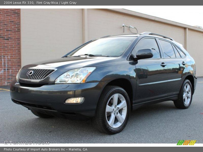 Flint Gray Mica / Light Gray 2004 Lexus RX 330