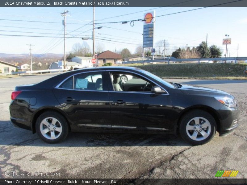 Black Granite Metallic / Jet Black/Titanium 2014 Chevrolet Malibu LS