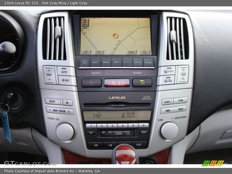 Flint Gray Mica / Light Gray 2004 Lexus RX 330
