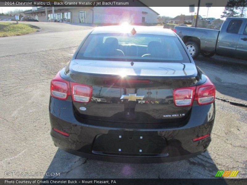 Black Granite Metallic / Jet Black/Titanium 2014 Chevrolet Malibu LS