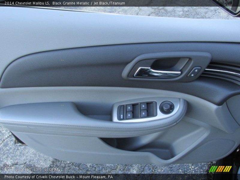 Black Granite Metallic / Jet Black/Titanium 2014 Chevrolet Malibu LS