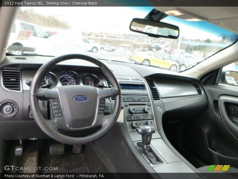 Sterling Grey / Charcoal Black 2012 Ford Taurus SEL