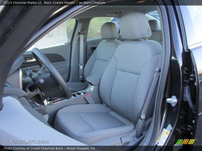 Black Granite Metallic / Jet Black/Titanium 2014 Chevrolet Malibu LS