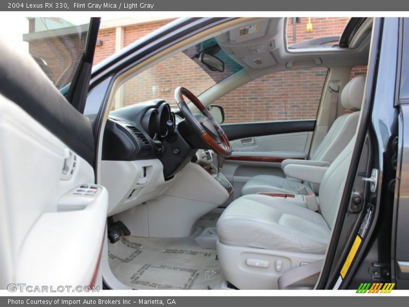 Flint Gray Mica / Light Gray 2004 Lexus RX 330