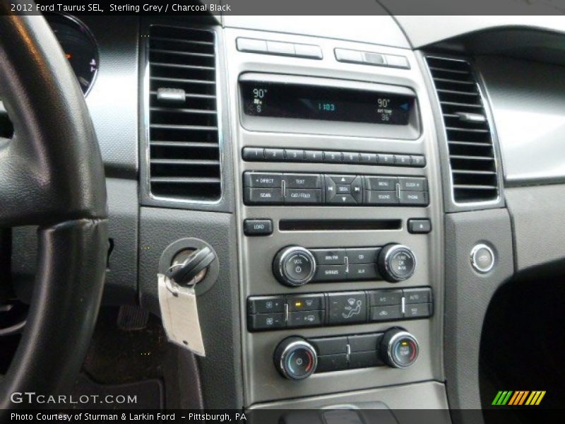 Sterling Grey / Charcoal Black 2012 Ford Taurus SEL