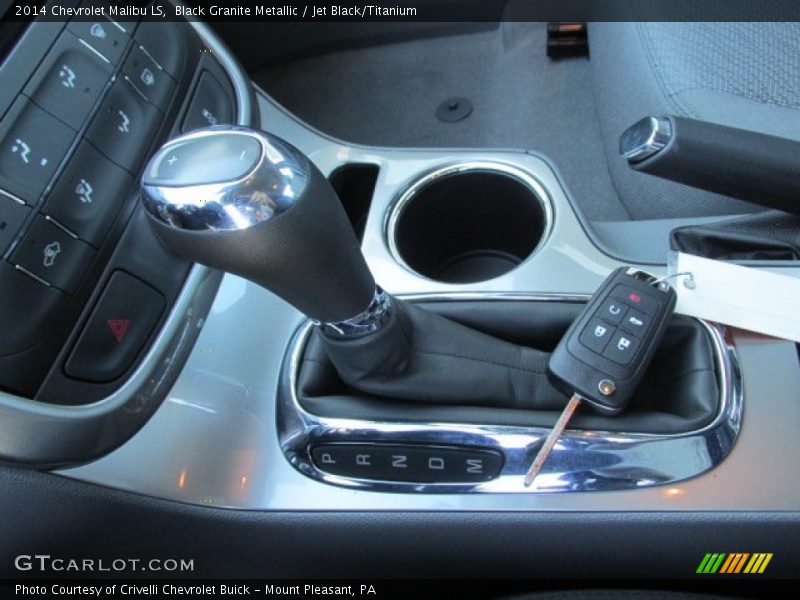 Black Granite Metallic / Jet Black/Titanium 2014 Chevrolet Malibu LS