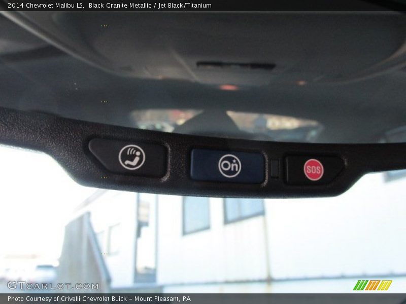 Black Granite Metallic / Jet Black/Titanium 2014 Chevrolet Malibu LS