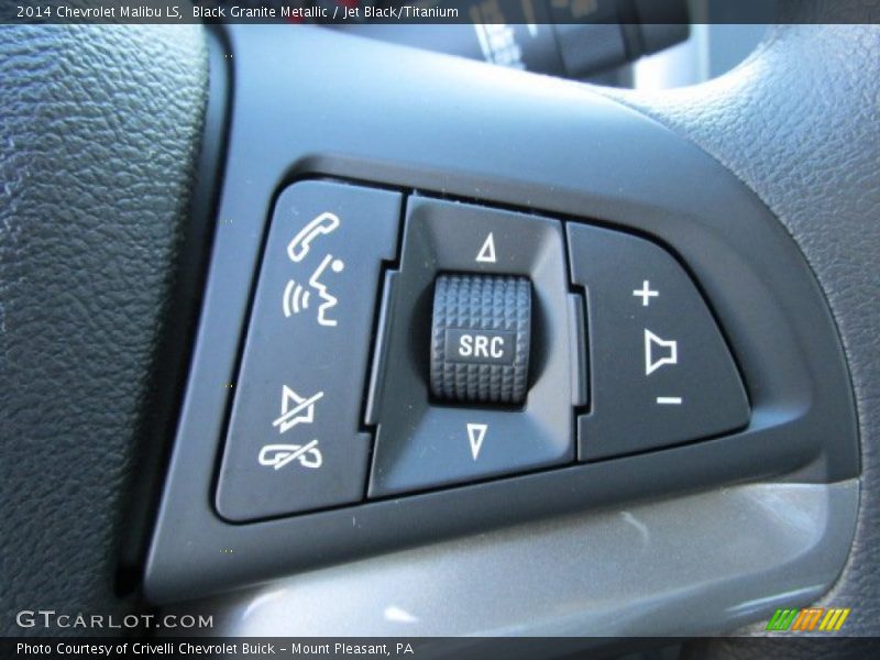 Black Granite Metallic / Jet Black/Titanium 2014 Chevrolet Malibu LS