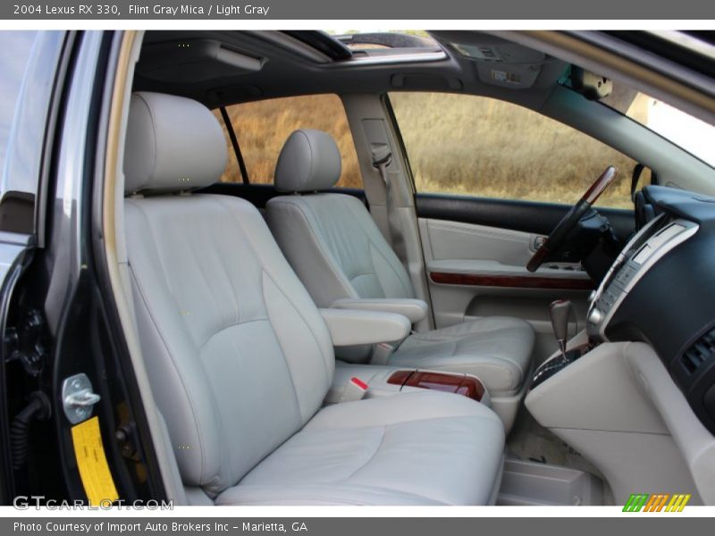 Flint Gray Mica / Light Gray 2004 Lexus RX 330