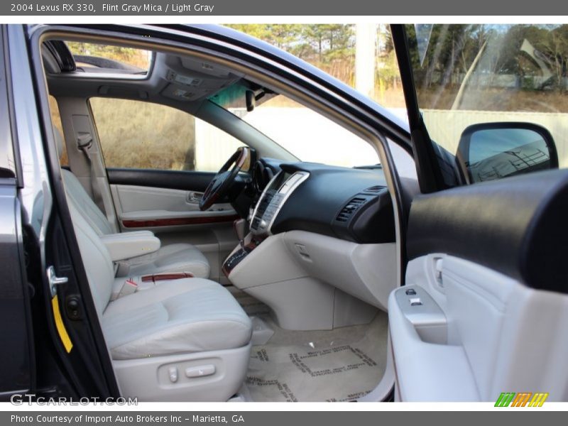 Flint Gray Mica / Light Gray 2004 Lexus RX 330