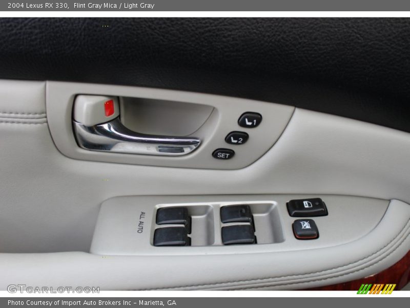 Flint Gray Mica / Light Gray 2004 Lexus RX 330