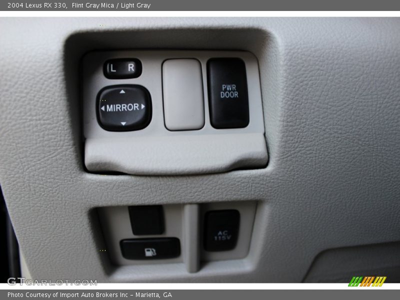 Flint Gray Mica / Light Gray 2004 Lexus RX 330