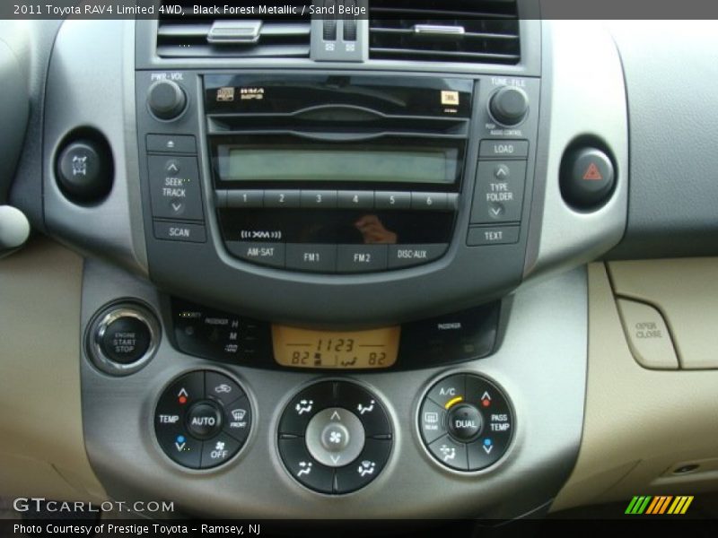 Black Forest Metallic / Sand Beige 2011 Toyota RAV4 Limited 4WD