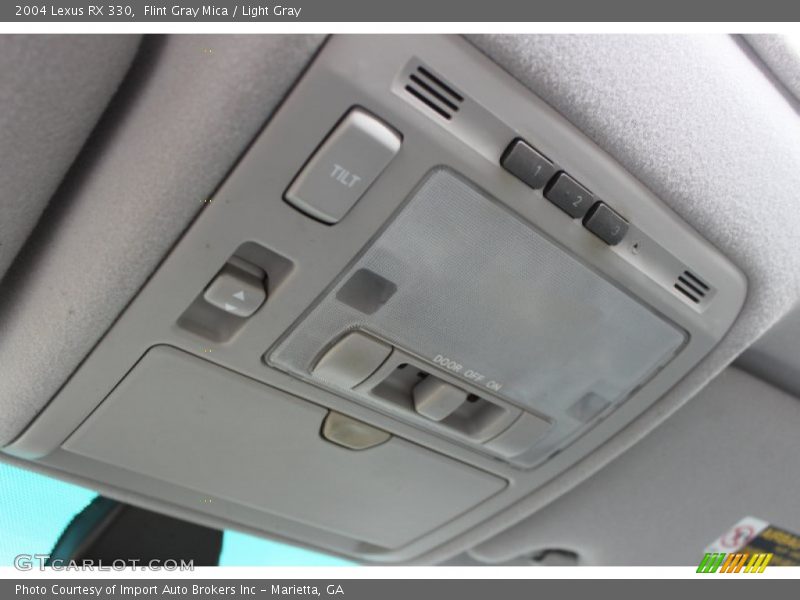 Flint Gray Mica / Light Gray 2004 Lexus RX 330