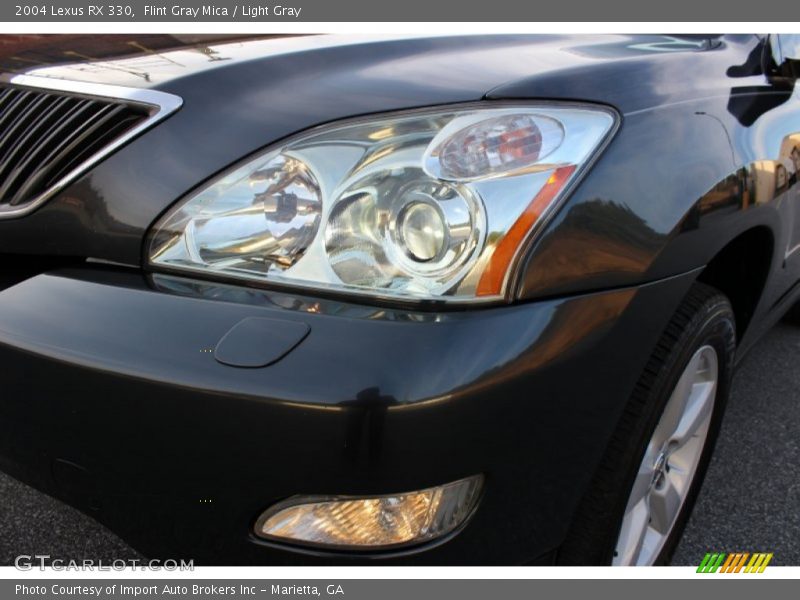 Flint Gray Mica / Light Gray 2004 Lexus RX 330