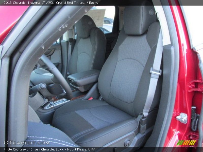 Crystal Red Tintcoat / Ebony 2013 Chevrolet Traverse LT AWD