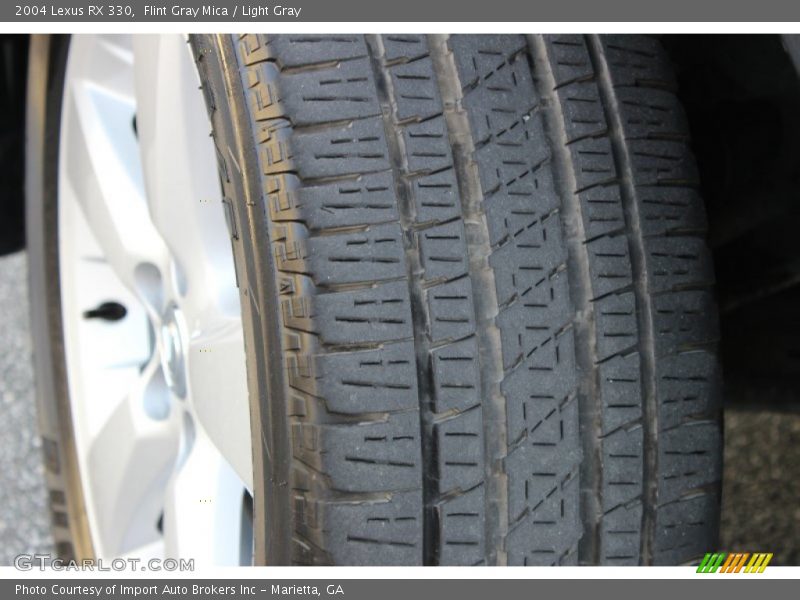 Flint Gray Mica / Light Gray 2004 Lexus RX 330