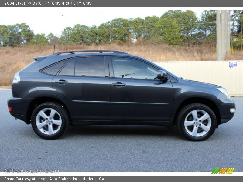 Flint Gray Mica / Light Gray 2004 Lexus RX 330