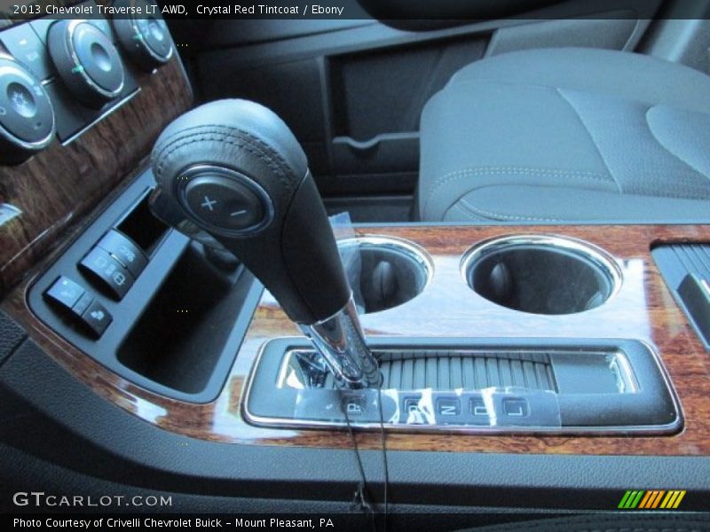 Crystal Red Tintcoat / Ebony 2013 Chevrolet Traverse LT AWD