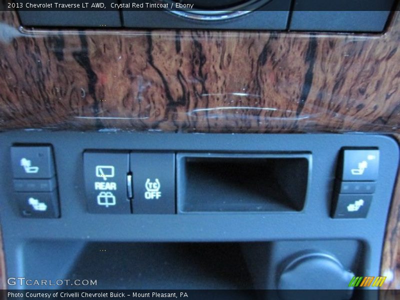 Crystal Red Tintcoat / Ebony 2013 Chevrolet Traverse LT AWD