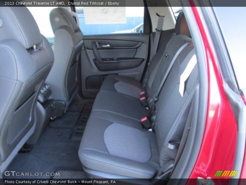 Crystal Red Tintcoat / Ebony 2013 Chevrolet Traverse LT AWD