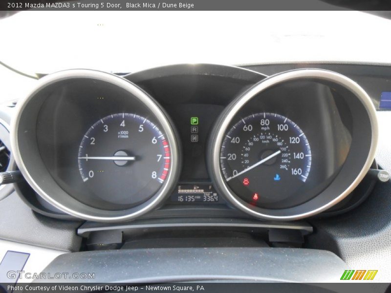  2012 MAZDA3 s Touring 5 Door s Touring 5 Door Gauges