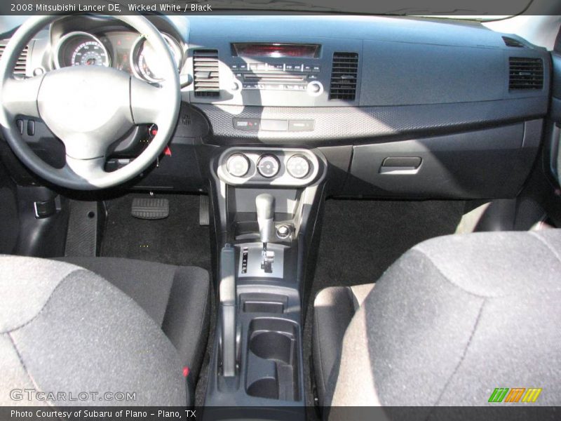 Wicked White / Black 2008 Mitsubishi Lancer DE